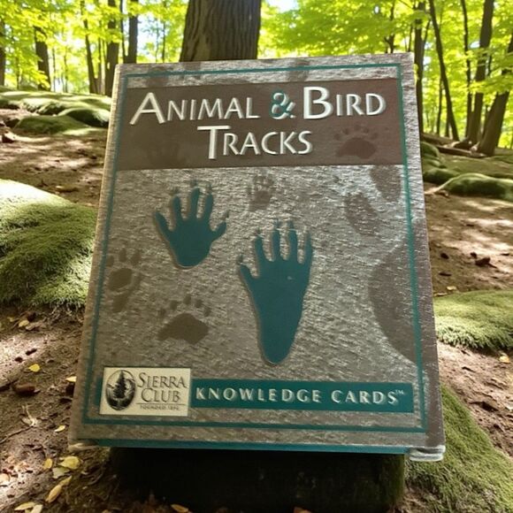 Animal & Bird Tracks Sierra Club Knowledge Cards Deck Sealed/Unused - Picture 1 of 5